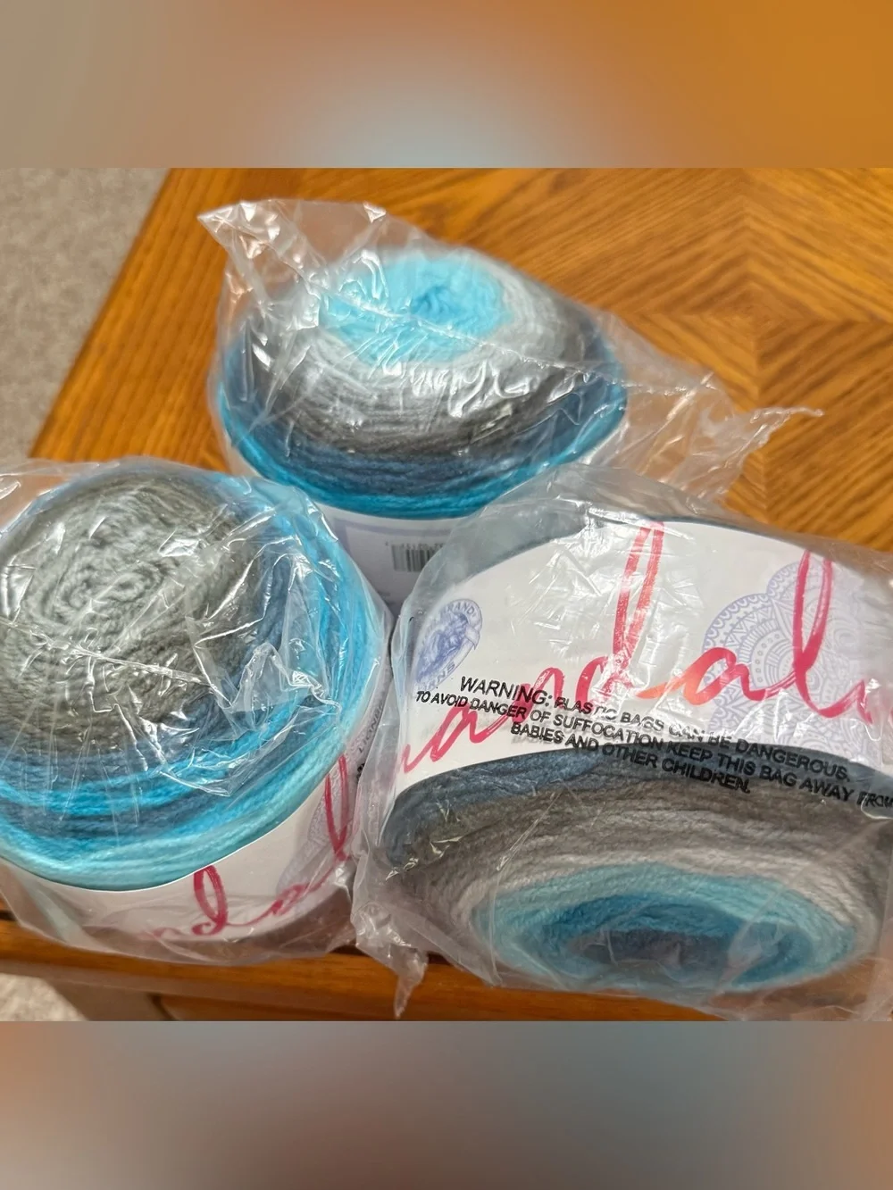 Lion Brand Mandala 3 Skeins 5.3 Oz each Color Spirit Brand New